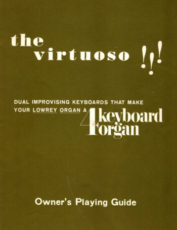 Lowrey Virtuoso Add on unit Manual PDF Version